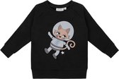 Dear Sophie Sweatshirt Astrocat Zwart Maat 98/104