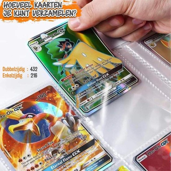 9-Pocket Solgaleo & Lunala Pokemon 180-Card Cap. Portfolio Folder