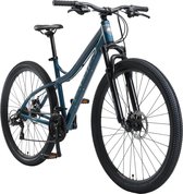 Bikestar 29 inch Hardtail Alu MTB, 21 speed, blauw / grijs