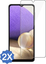 Screenprotector geschikt voor Samsung Galaxy A32 5G - Beschermglas Screen Protector Glas - 2 Stuks