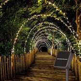 Lichtketting | Lichtsnoer | Kerstverlichting | Waterdicht | 120 LEDS | 14 Meter | Zonne – Energie | 8 Standen | Kerstdecoratie