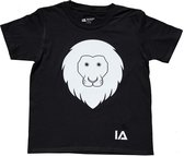 IA Interactief Glow T-Shirt voor Kinderen - Leeuw - Super Groene Gloed - Maat 104