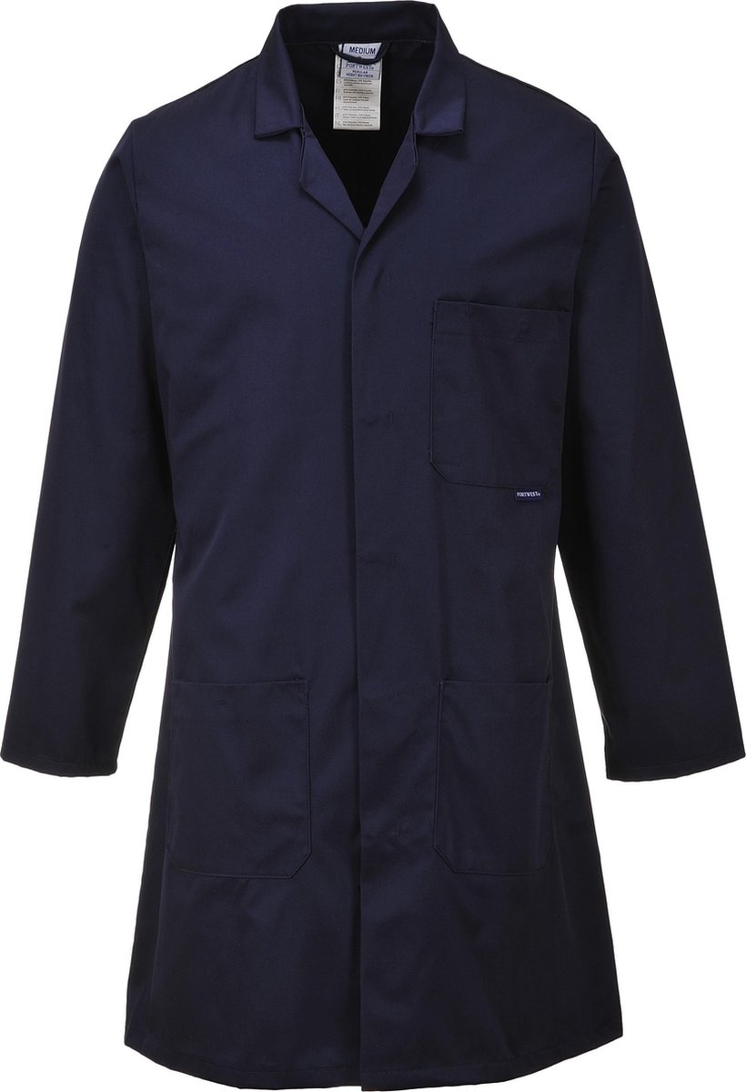 Portwest Standaard Stof- of labojas C852 Marine Blauw
