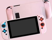Shopping Moments - Nintendo switch siliconen Case – Cover – Beschermhoes - Zachte TPU Cover licht roze