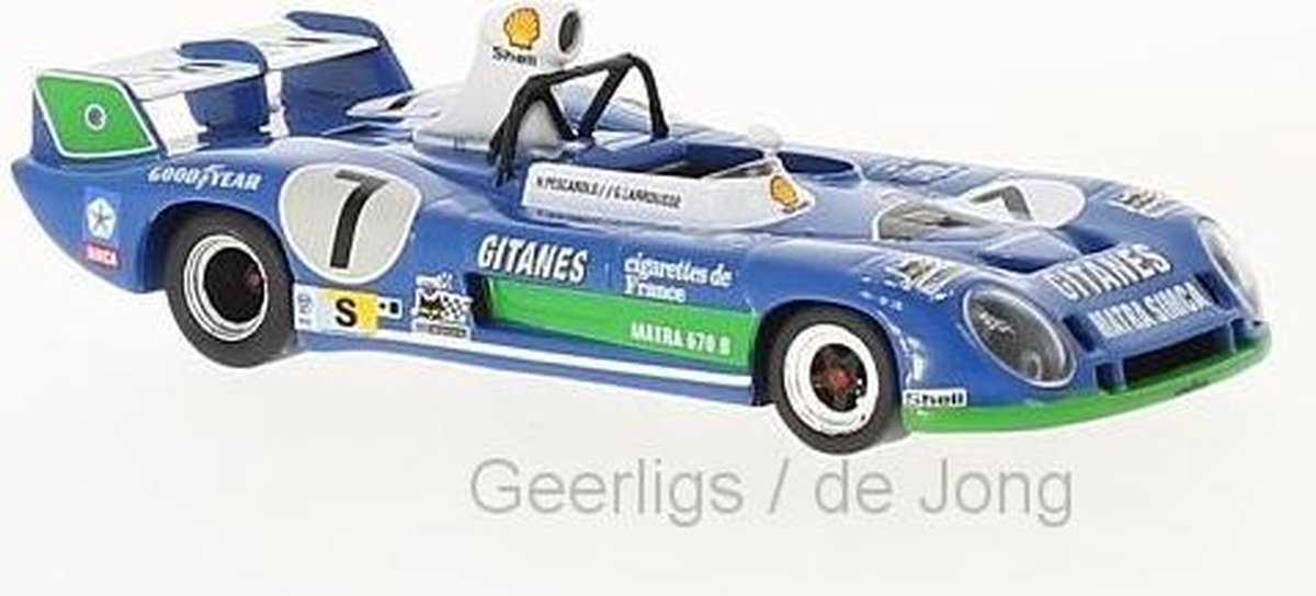 Matra 670B #7 Winner Le Mans 1974 - 1:43 - IXO Models