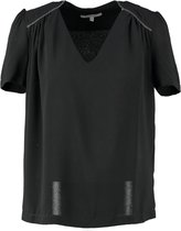 Morgan zwart blouse shirt polyester stretch - valt kleiner - Maat 36