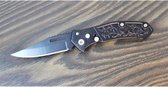 E&CT Trading - Zakmes Konijn - Survival - Zwart - Outdoor Mes - Pocket Knife - Vlijmscherp  - Stoer - Hunting Knife - Kamperen - 16 cm - Cadeau Tip