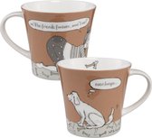 Goebel - Barbara Freundlieb | Koffie / Thee Mok Friends Forever | Beker - porselein - 350ml