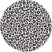 Label2X - Schilderij - Leopard Ø - Multicolor - 100 X 100 Cm