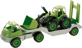 Mochtoys Bouwvoertuigen 1 Level 61,5 X 17,5 Cm Groen 2 Stuks