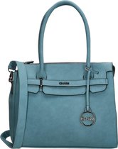 Charm London Bromley handtas M jeans blue