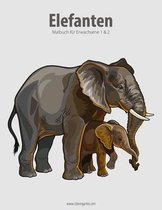 Elefanten-Malbuch fur Erwachsene 1 & 2