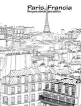 Paris, Francia libro para colorear para adultos 1