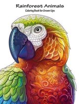 Rainforest Animals- Rainforest Animals Coloring Book for Grown-Ups 1