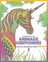 Animaux Griffonnés- Livre de coloriage pour enfants Animaux griffonnés 2