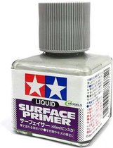 Tamiya 87075 Liquid Surface Primer - Grey - 40ml Verf potje