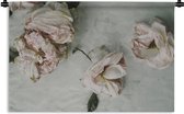 Wandkleed - Wanddoek - Rozen - Bloemen - Droogbloemen - 180x120 cm - Wandtapijt