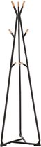 Segenn's kapstok - kapstok staand - garderoberek - In boomvorm - Met 9 haken van beukenhout - Zwart-Natuurlijke kleur