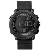 Horloge voor mannen Heren Sport Digitale LED Militaire Leer Mode Horloges Outdoor Stappenteller Alarm Calorieen Stopwatch 6121G