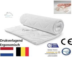 Topdek Matras - Topper  - Topdek -Topdekmatras-160x200-Traagschuim Nasa/Visco-5cm dik
