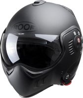 ROOF Boxer V8 Full Zwart Systeemhelm - Motorhelm - Maat M/S