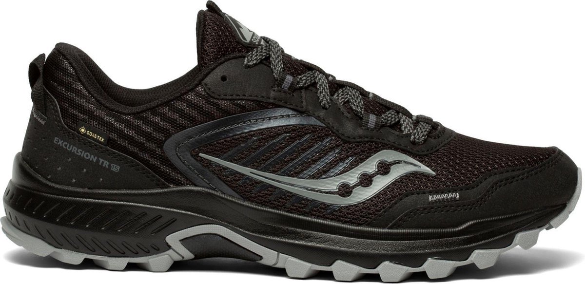 Saucony Excursion TR15 GTX Heren Sportschoenen Hardlopen Trail Zwart