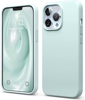 HB Hoesje Geschikt voor Apple iPhone 13 Pro Max Turquoise - Siliconen Back Cover