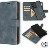 iPhone 13 Pro Max Casemania Hoesje Shadow Gray - 2 in 1 Magnetic Book Case