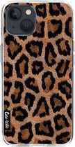 Casetastic Apple iPhone 13 Hoesje - Softcover Hoesje met Design - Leopard Print