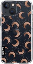 Casetastic Apple iPhone 13 mini Hoesje - Softcover Hoesje met Design - Shadow Moon Print