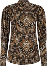 Tramontana | Top met Ornament Print | Print Browns | Maat XXL