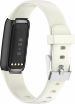 Kaki Silicone Band voor Fitbit Luxe - Small | Verstelbare Maat 140-200mm | Gespsluiting | Siliconen Polsbandje | Watchbands-shop.nl | Kaki Kleur | 1 Jaar Garantie