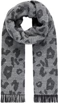 Sjaal (fashion) Vmminna Long Scarf Rep 10253844 Medium Grey Mel/w.birchaMaat -