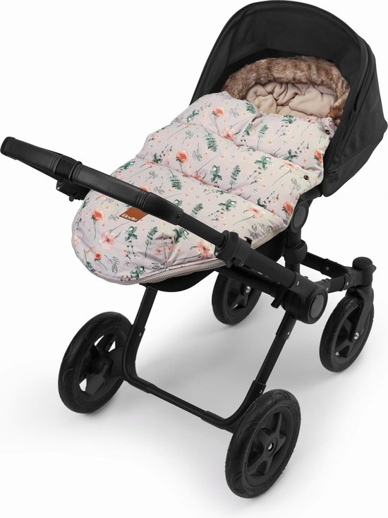 Elodie Voetenzak - Voetenzak Buggy - Voetenzak Kinderwagen - Voetenzak universeel - Meadow Blossom — afbeelding 5
