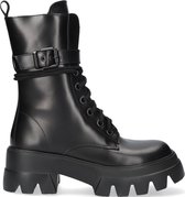 Catarina Martins Bonum Mid 68 Veterboots - Laarzen Met Veters - Dames - Zwart - Maat 38