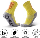 MyStand® Gripsocks Chaussettes Voetbal Sport Grip Anti Blisters Unisexe Taille Unique - Jaune