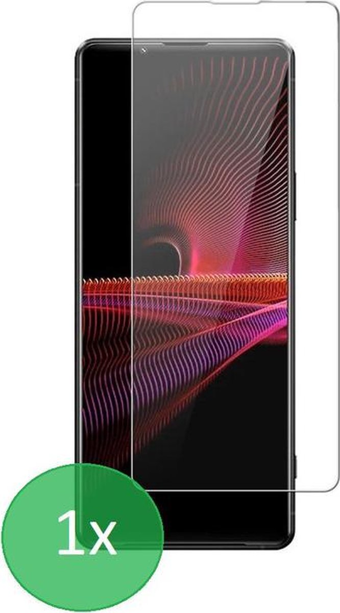 Geschikt Voor: Sony Xperia 1 III - 1x Screenprotector - screen protector - glas - bescherm - beschermglas