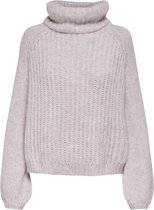 Only Trui Onlscala L/s Rollneck Pullover Knt 15236196 Crocus Petal/w. Melange Dames Maat - S