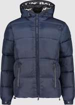 Ballin Amsterdam -  Heren Regular Fit Puffer  Jas  - Blauw - Maat S