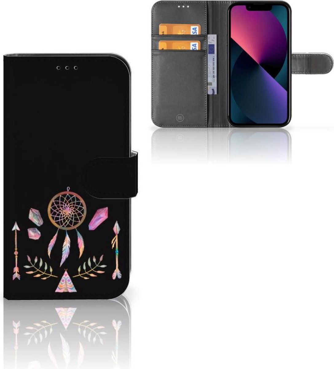 Apple iPhone 13 Leuk Hoesje Boho Dreamcatcher