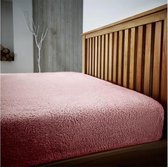Teddy fleece - Hoeslaken - Tweepersoons - Roze