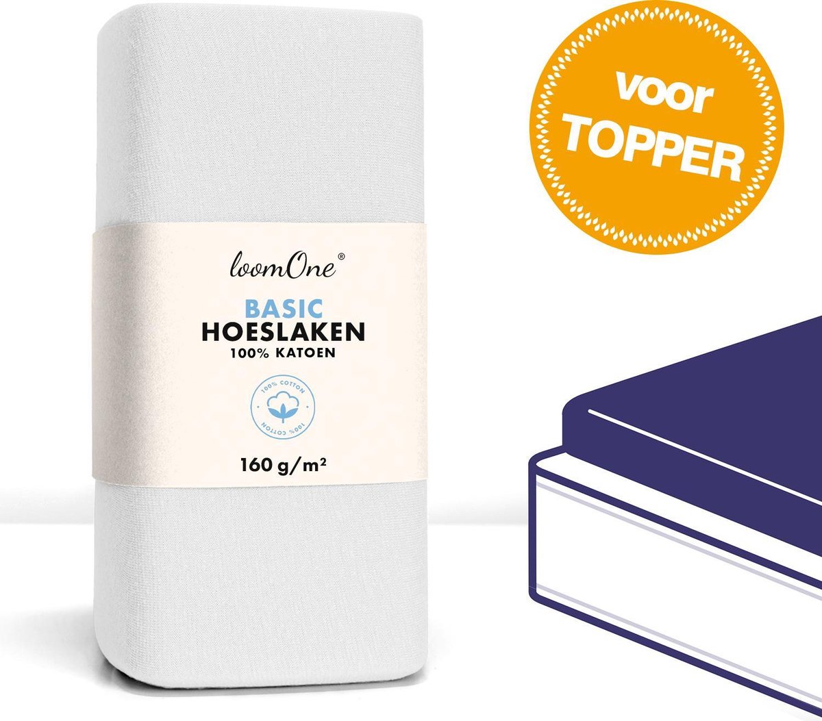 De 6 Beste Hoeslakens van 2026 Loom One Topper Jersey Hoeslaken