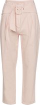 zoe karssen - dames -  nella denim spijkerbroek met riem -  dirty pink - l