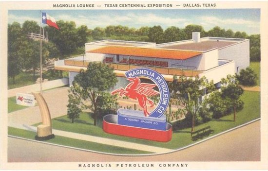 Magnolia Lounge, Dallas - Vintage Foto, Kunst Afdruk
