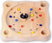 tiroler roulette 22 cm hout/rubber naturel