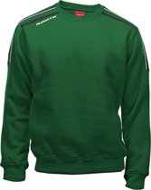 Masita | Striker Sweater Heren & Dames - Ronde hals - Duurzaam Materiaal - GREEN/BLACK - 128