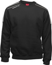 Masita | Striker Sweater Heren & Dames - Ronde hals - Duurzaam Materiaal - BLACK/ANTHRACIT - 152