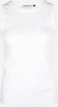 Steppin' Out Herfst/Winter 2021  Tank T-shirt Vrouwen - Regular Fit - Katoen - Wit (M)