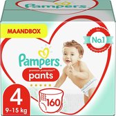 Pampers Premium Protection Pants - Luierbroekjes - Maat 4 (9-15 kg) - 160 stuks - Maandbox - Monthly box
