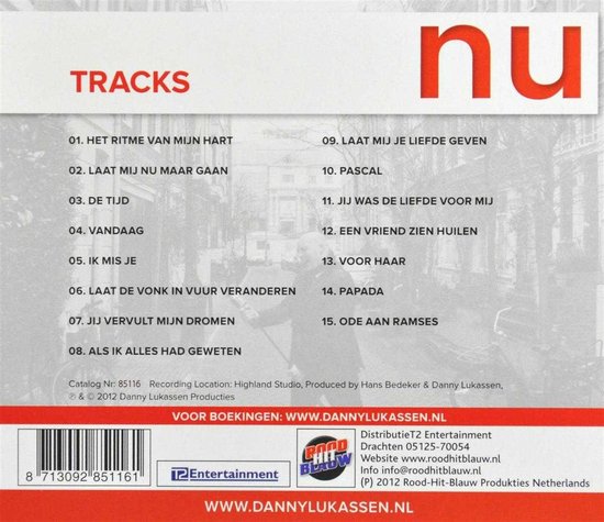Danny Lukassen - Nu (CD)
